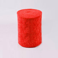 Lã Impermeável 15x100cm Vermelho