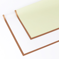 Folhas 57x57cm Verde Cl.+ Barra Transp. (20Un)