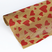 Rolo Papel Honey Kraft C/Cora&ccedil;&otilde;es 50cmx10mt