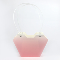 Saco Papel Branco + Rosa 23x9x12cm ( Un )