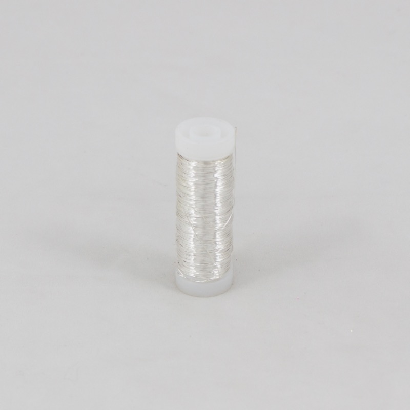 Arame prata em rolo 0.35mm