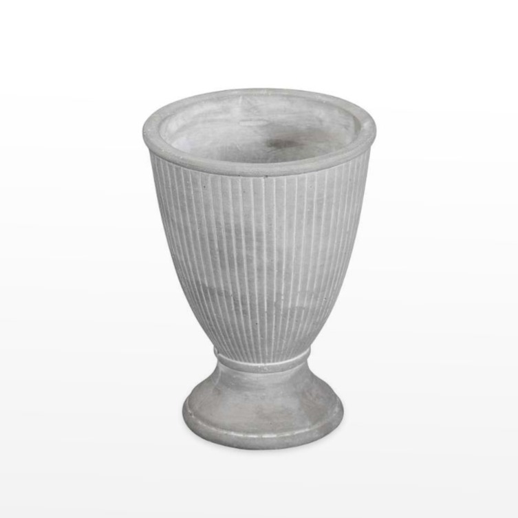 C&aacute;lice Cer&acirc;mica com sulcos