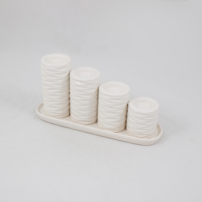 Base Cer&acirc;mica 4 Tealight