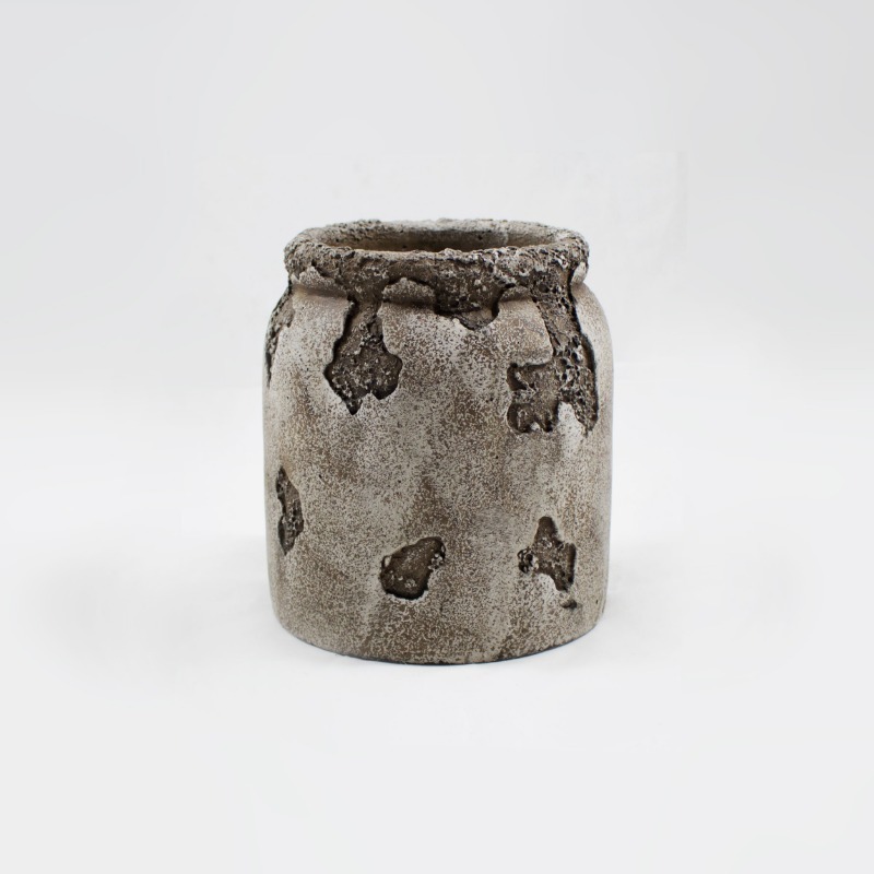 Pote Cer&acirc;mica Antique Grey