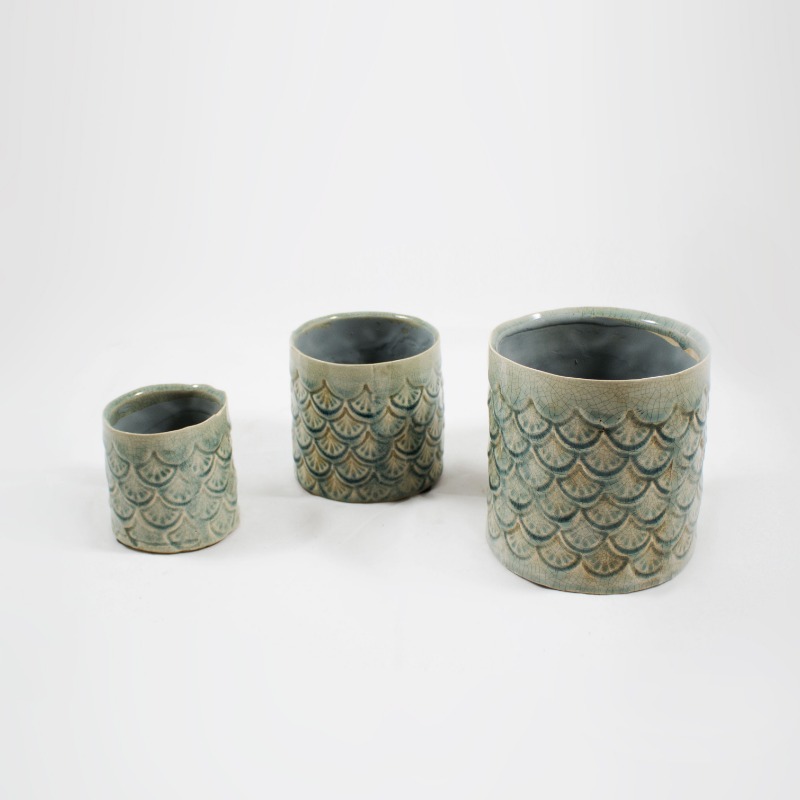 Conjunto - Cilindro Cer&acirc;mica 16cm - I