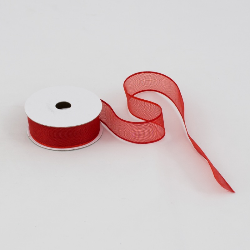 Fita Organza rigida 25mm