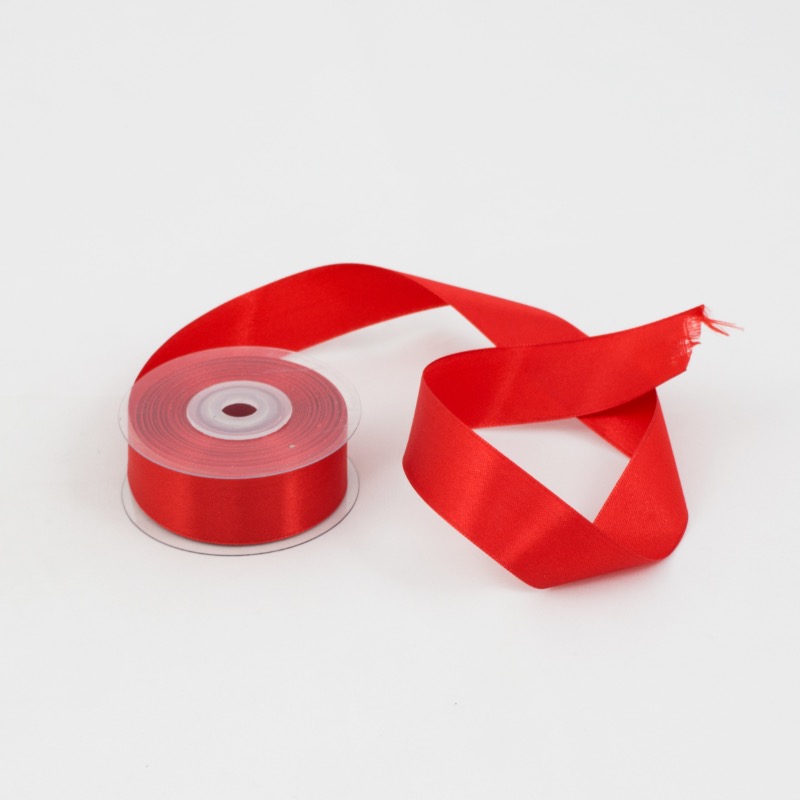 Fita Cetim 25mm x 18yds Branca