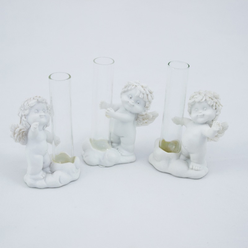 Anjo Igor com tubo de vidro