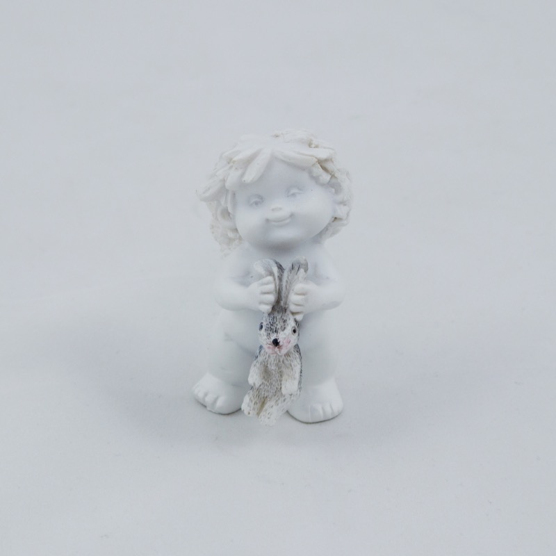 Anjo Igor com animais - Coelho