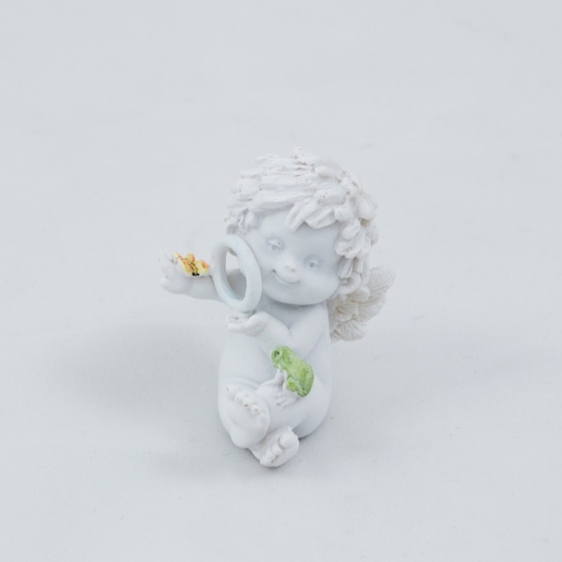 Anjo Igor com animais - Sapo