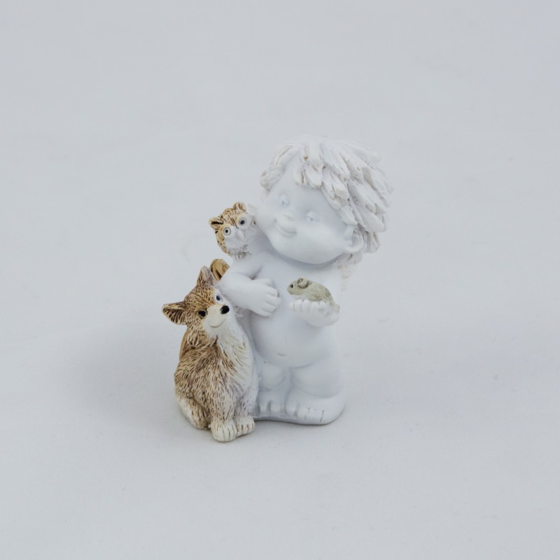 Anjo Igor com animais - Lobito