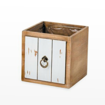 Gaveta em Madeira - Castanho/Branco