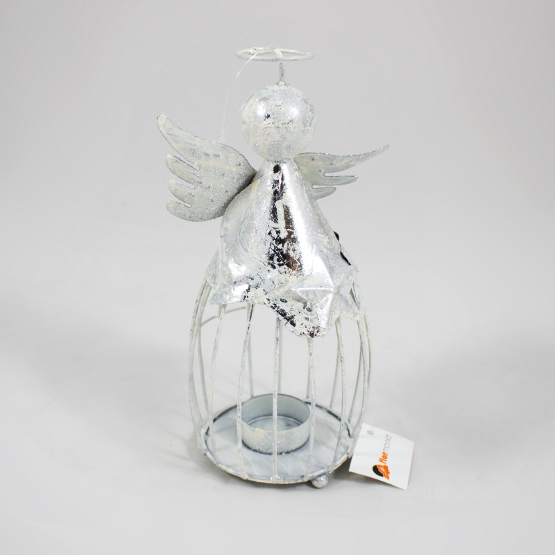 Candelabro em forma de Anjo em Metal