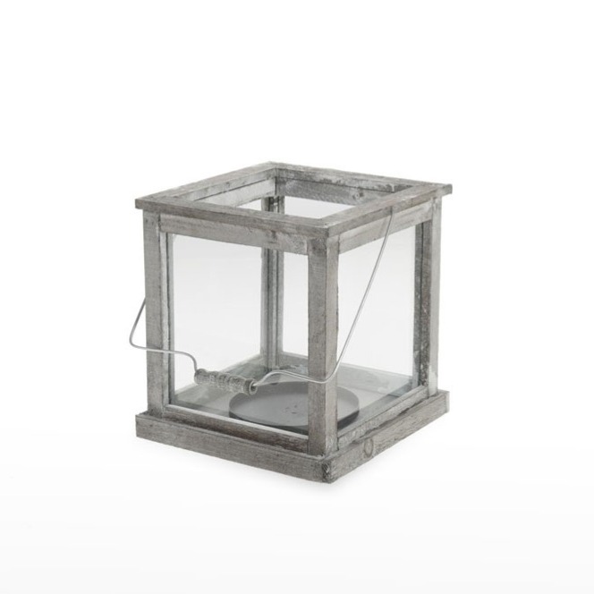 Lanterna de Madeira à cor natural