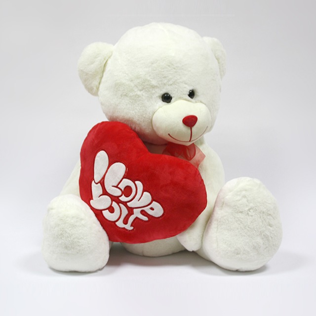 Urso de Peluche CoraçãoGrande 60cm