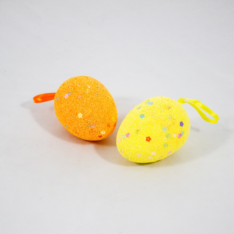 Ovos pintados e decorados - 10cm