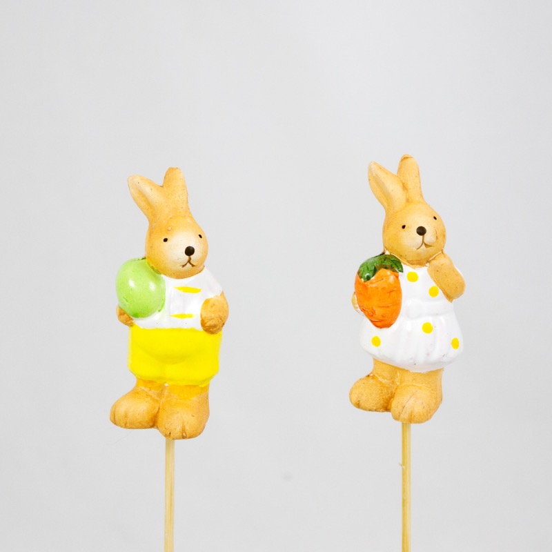 Pick Coelho Cerâmica Colorida (x12)