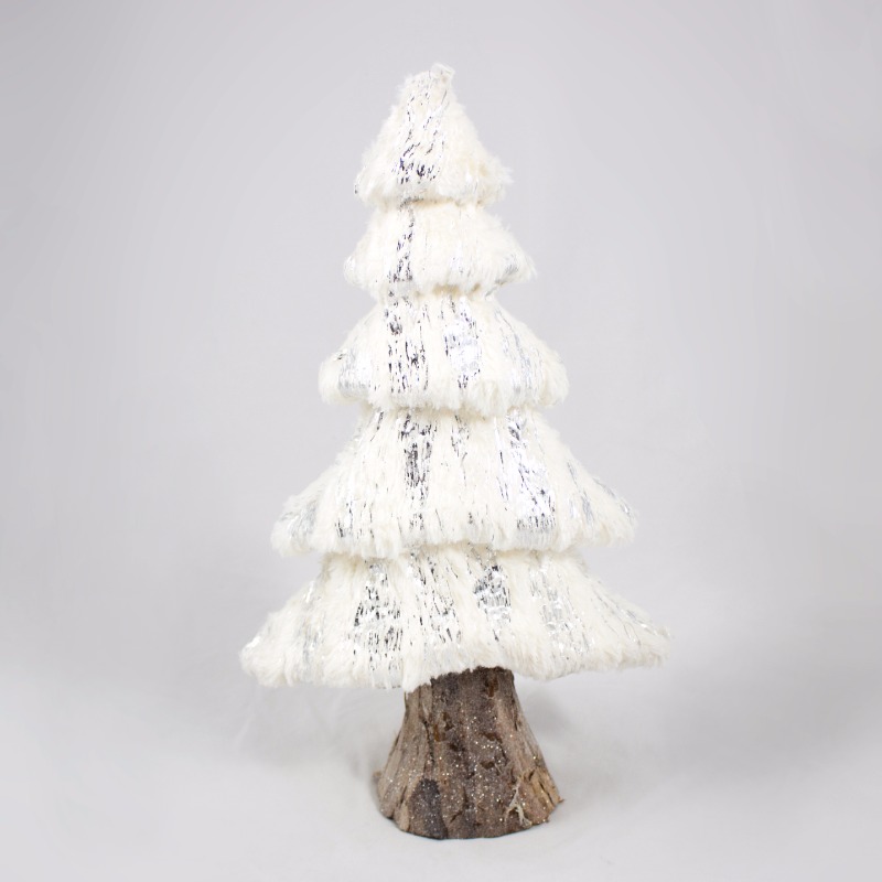 Arvore de Natal Branca-Prata