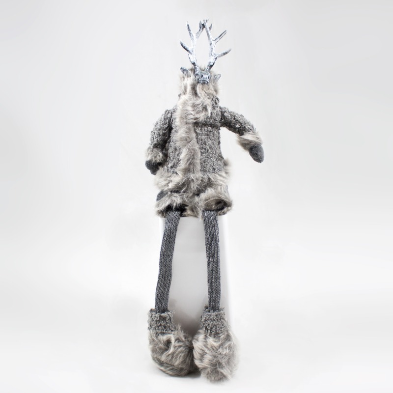 Rena Vestida Sentada Cinza