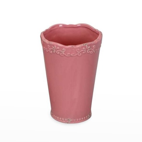 Vaso Cerâmica -  Rosa Velho