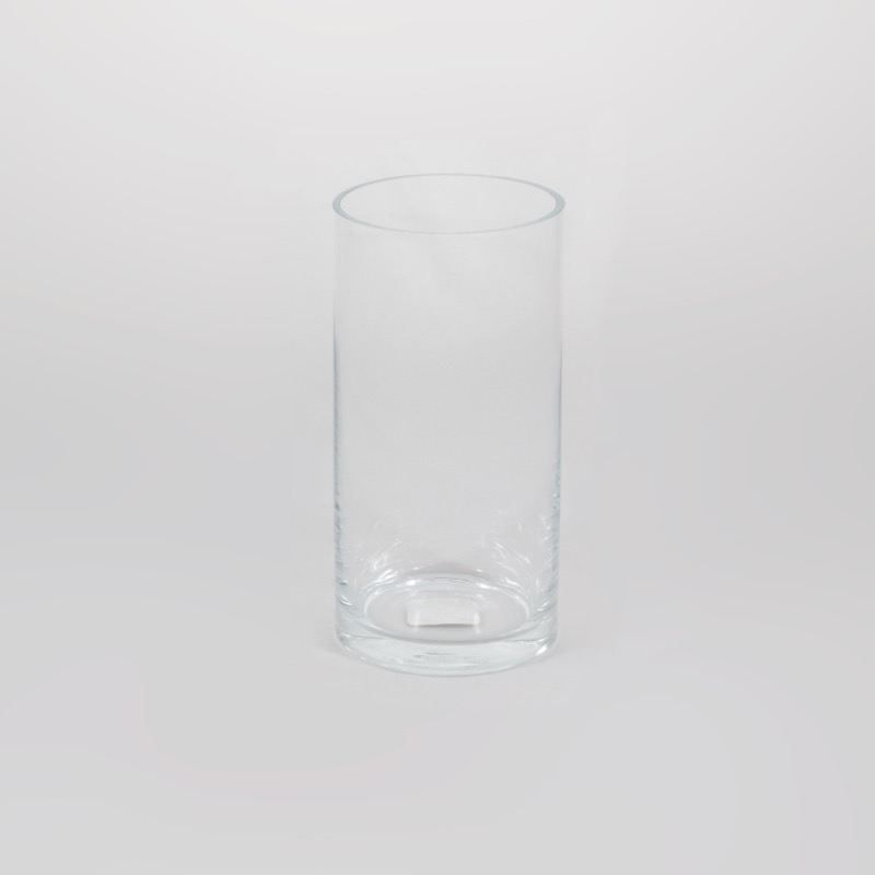 Vidro Cilindro de corte a frio - 10cm Diam.  - 20cm