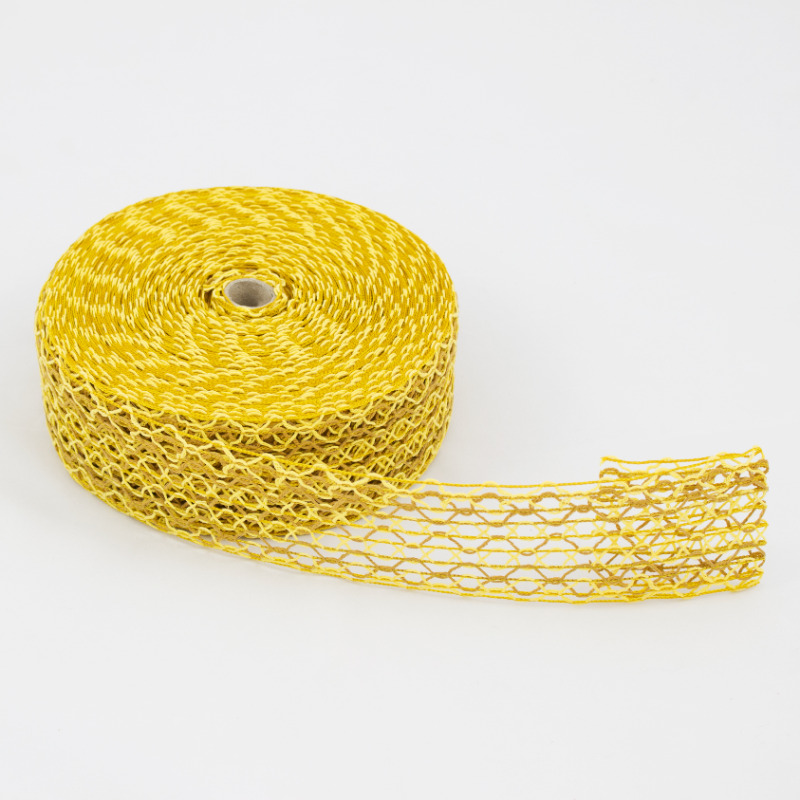 Fita Floral  - Amarelo/Amarelo torrado