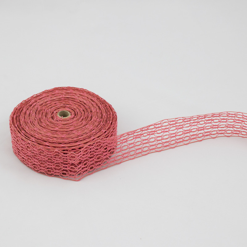 Fita Floral  - Coral