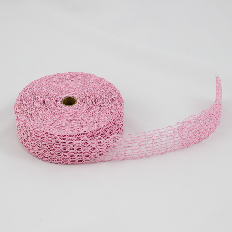 Fita Floral  - Rosa claro