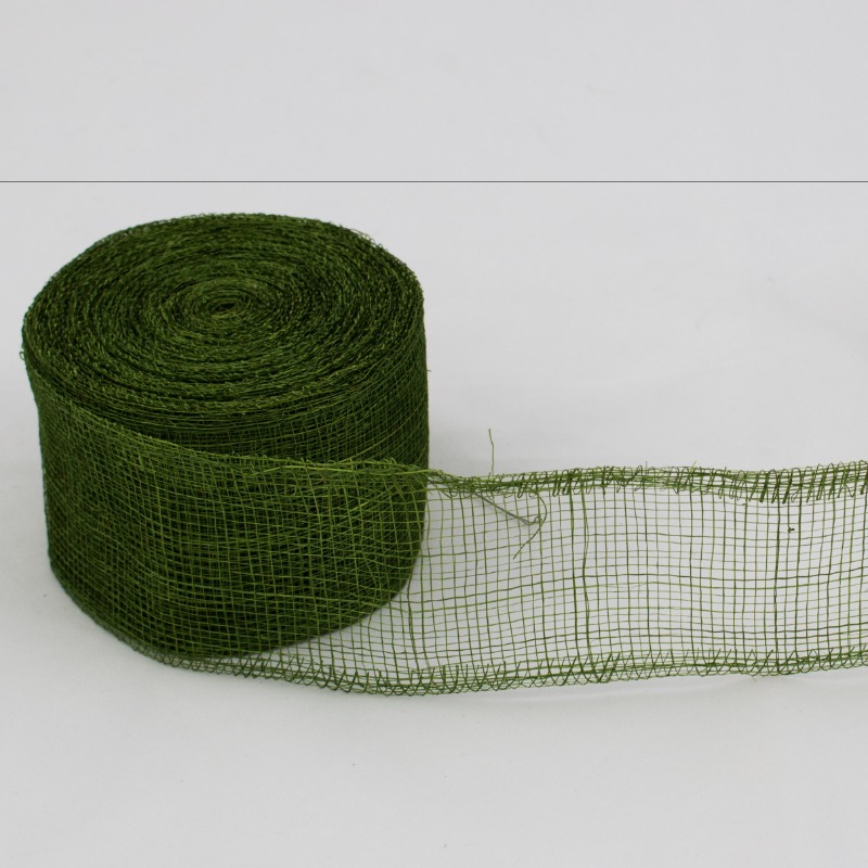 Fita sinamay 75mm  - Verde Musgo