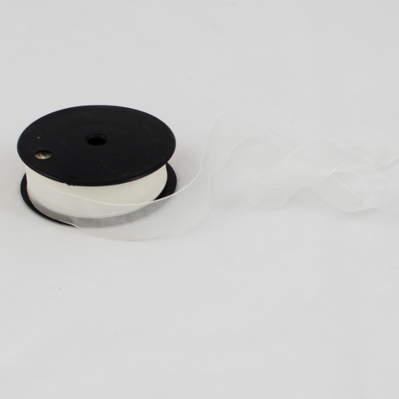 Fita Organza 25mm x 45yds Creme