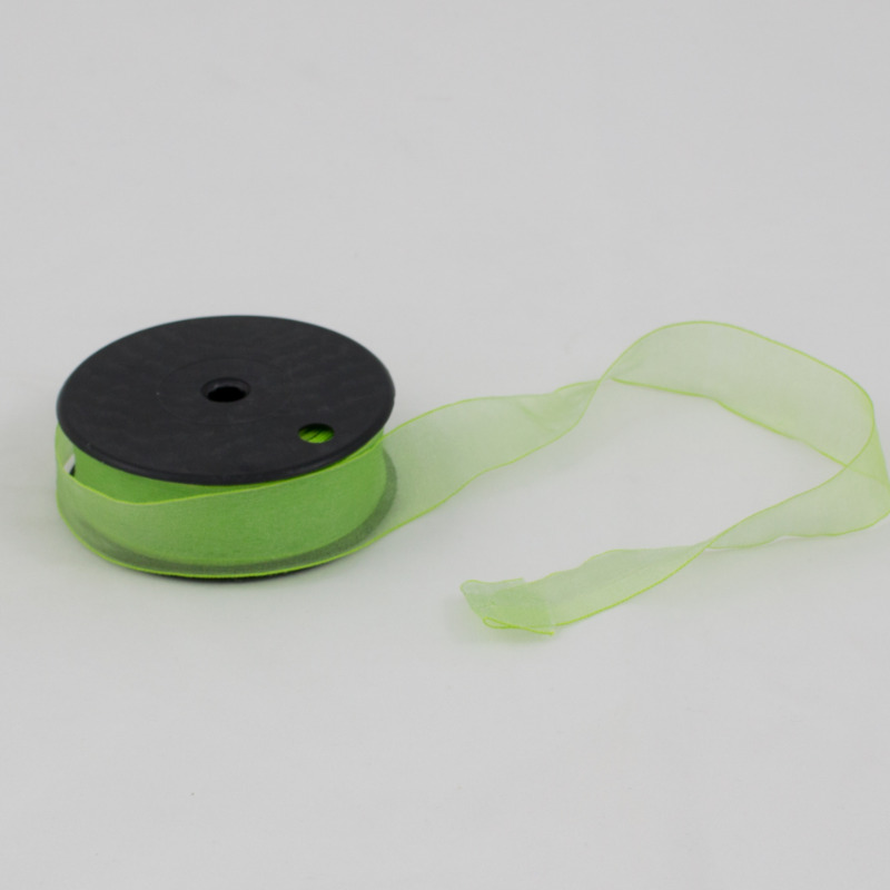 Fita Organza 25mm  - Verde claro