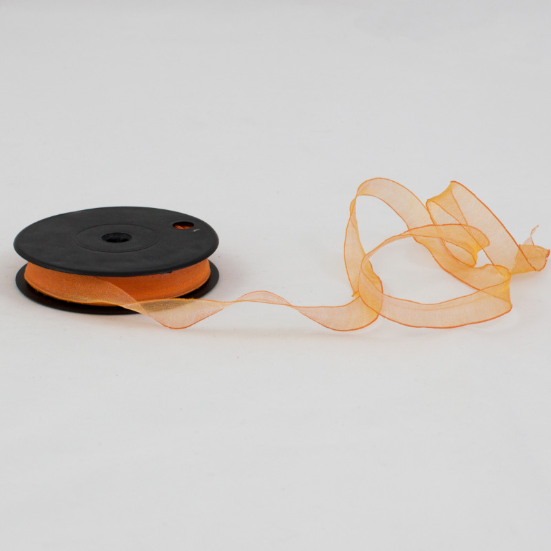 Fita Organza 10 mm  - Laranja