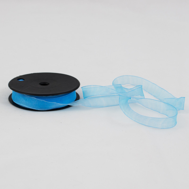 Fita Organza 10 mm  - Azul