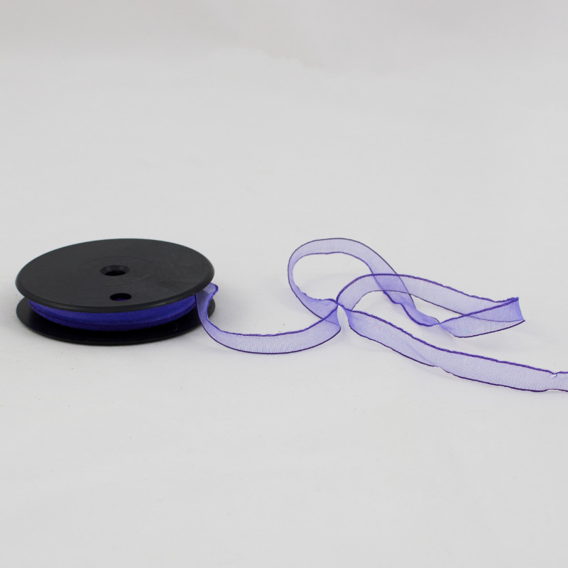 Fita Organza 10 mm  - Roxo