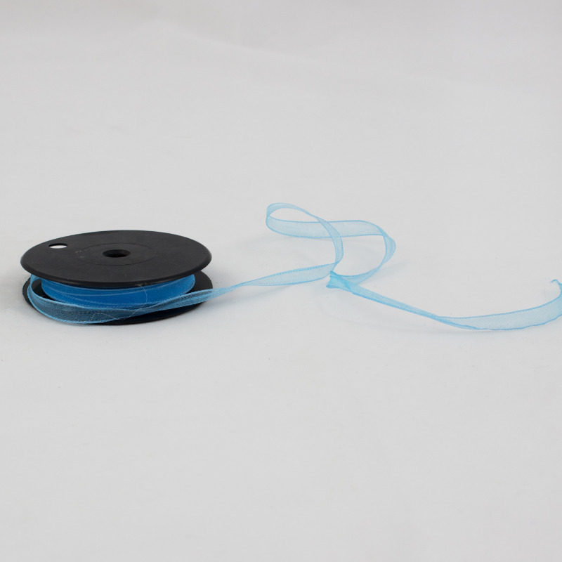 Fita Organza 15mm  - Azul claro
