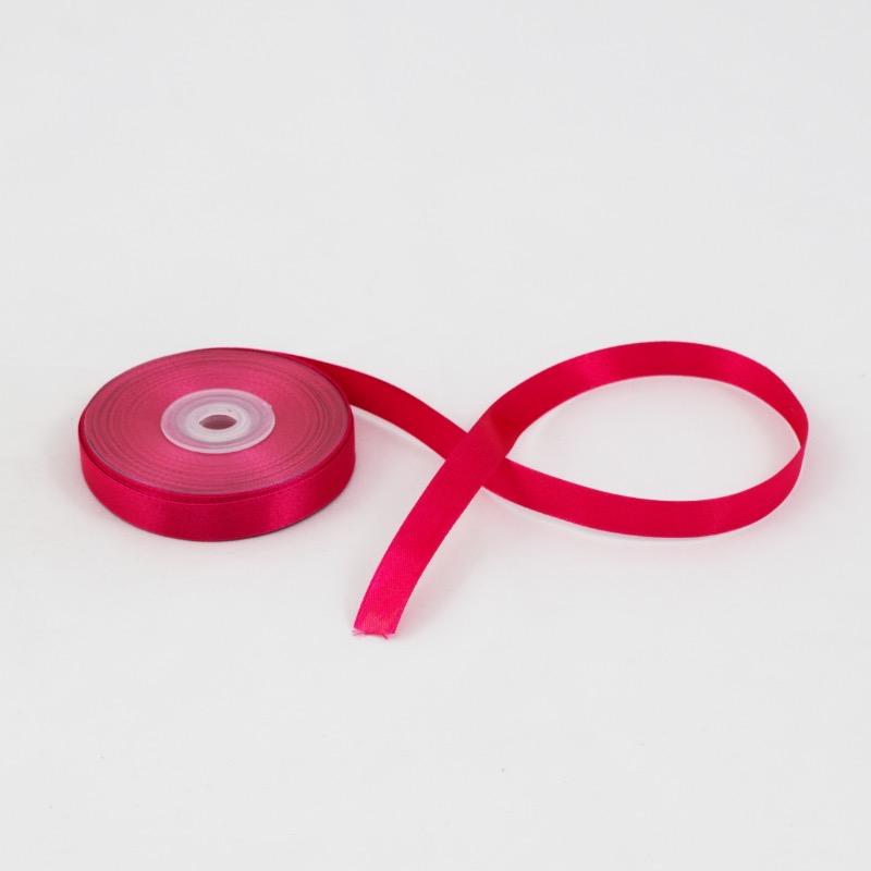 Fita de cetim 12mm  - Cerise