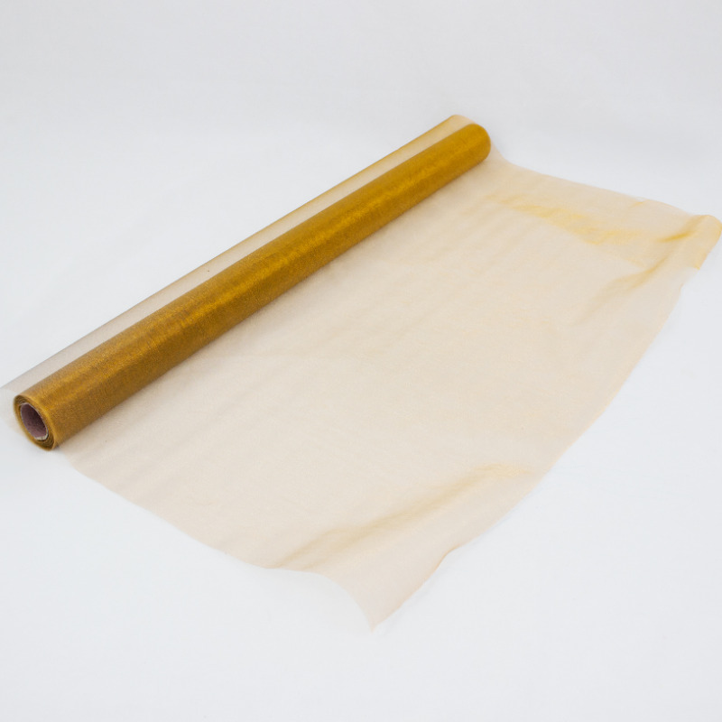 Rolo Organza  - Dourado