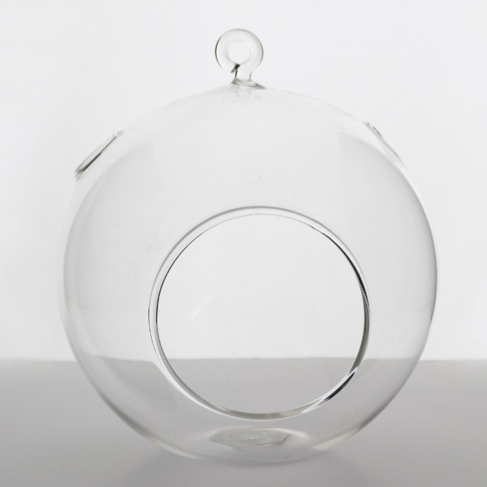 Vidro pendente esfera  - 12cm