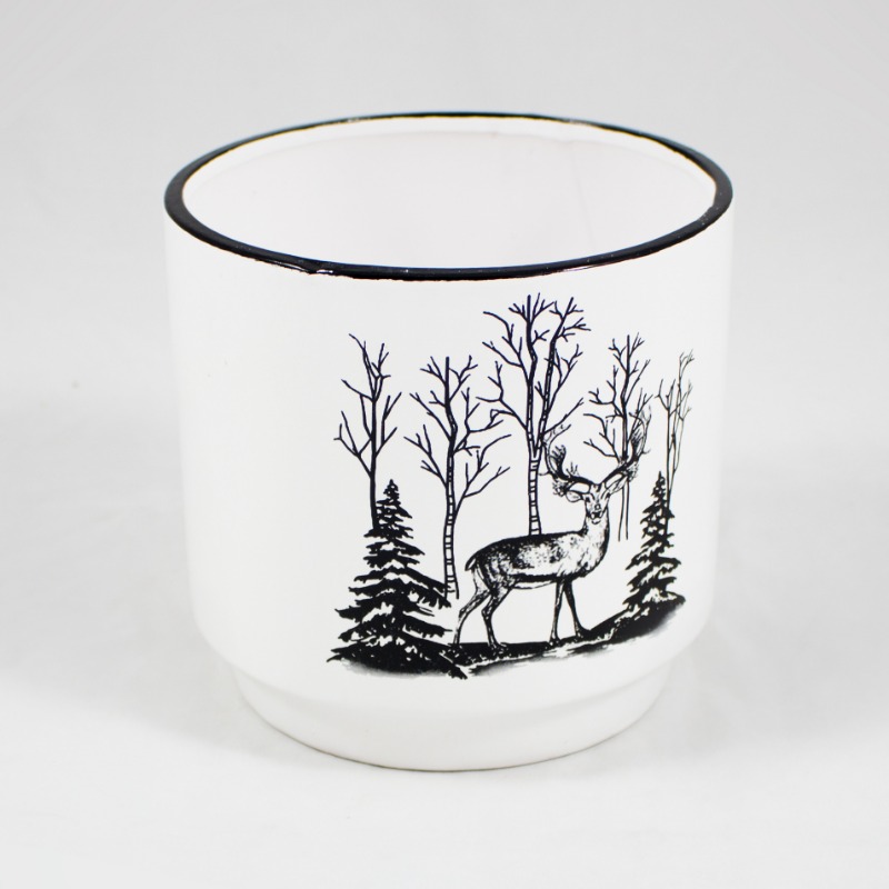 Vaso Cer&acirc;mica Natal  - B