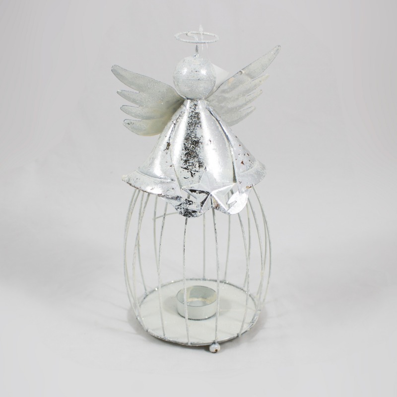 Candelabro em forma de Anjo em Metal  - B