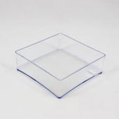 Vaso quadrado em acrilico 200x65mm