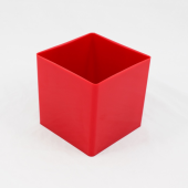 Vaso quadrado em acrilico 150x150mm