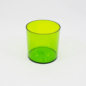 Vaso em acrilico translucido colorido