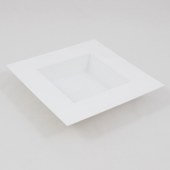 Vaso quadrado em acrilico 240x47mm