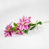Clematis Artificial 80cm Cerise
