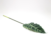 Folha de Alocasia média artificial