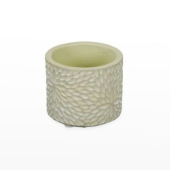 Vaso Cer&acirc;mica Redondo - Verde Menta