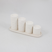 Base Cer&acirc;mica 4 Tealight