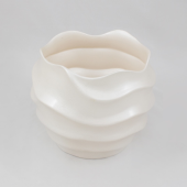 Vaso Cer&acirc;mica Ondulado