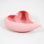 Base de ceramica em forma de cora&ccedil;&atilde;o- 36cm